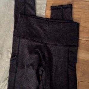Aerie size medium womens work out pants leggings athletic blue pockets